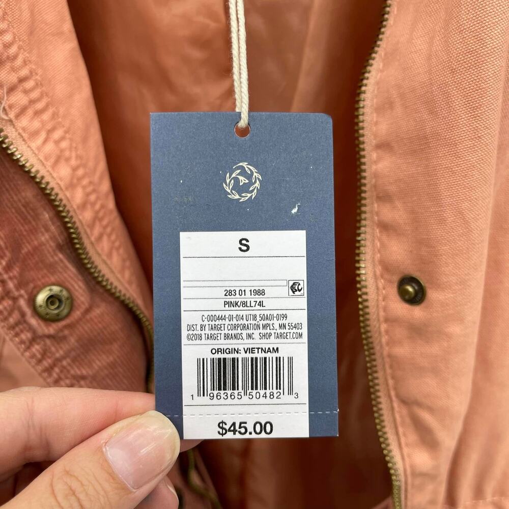 Universal Thread Barn Jacket‎ Womens Small Coral … - image 8